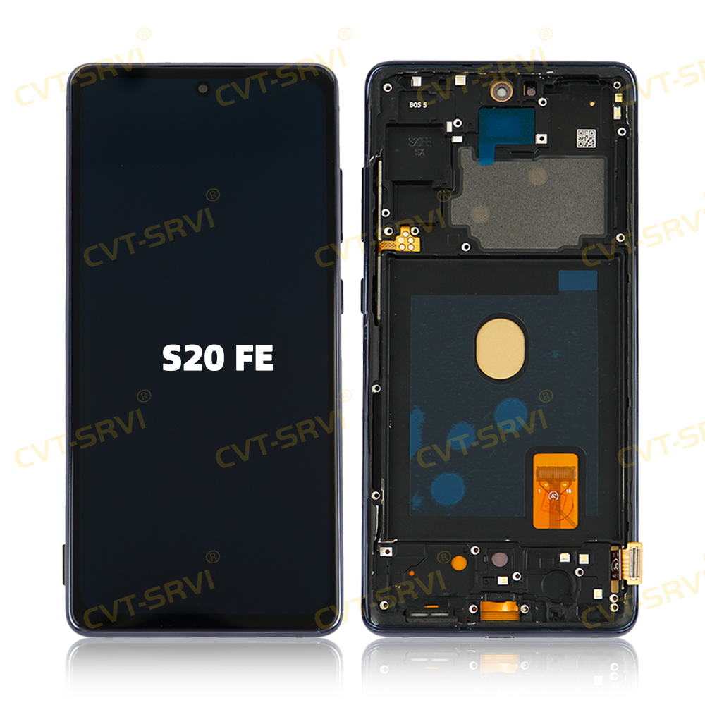 CVT-SRVI LCD Display para Sam S20 FE – Pantalla Completa con Panel Táctil, Compatibilidad Garantizada y Imagen Nítida