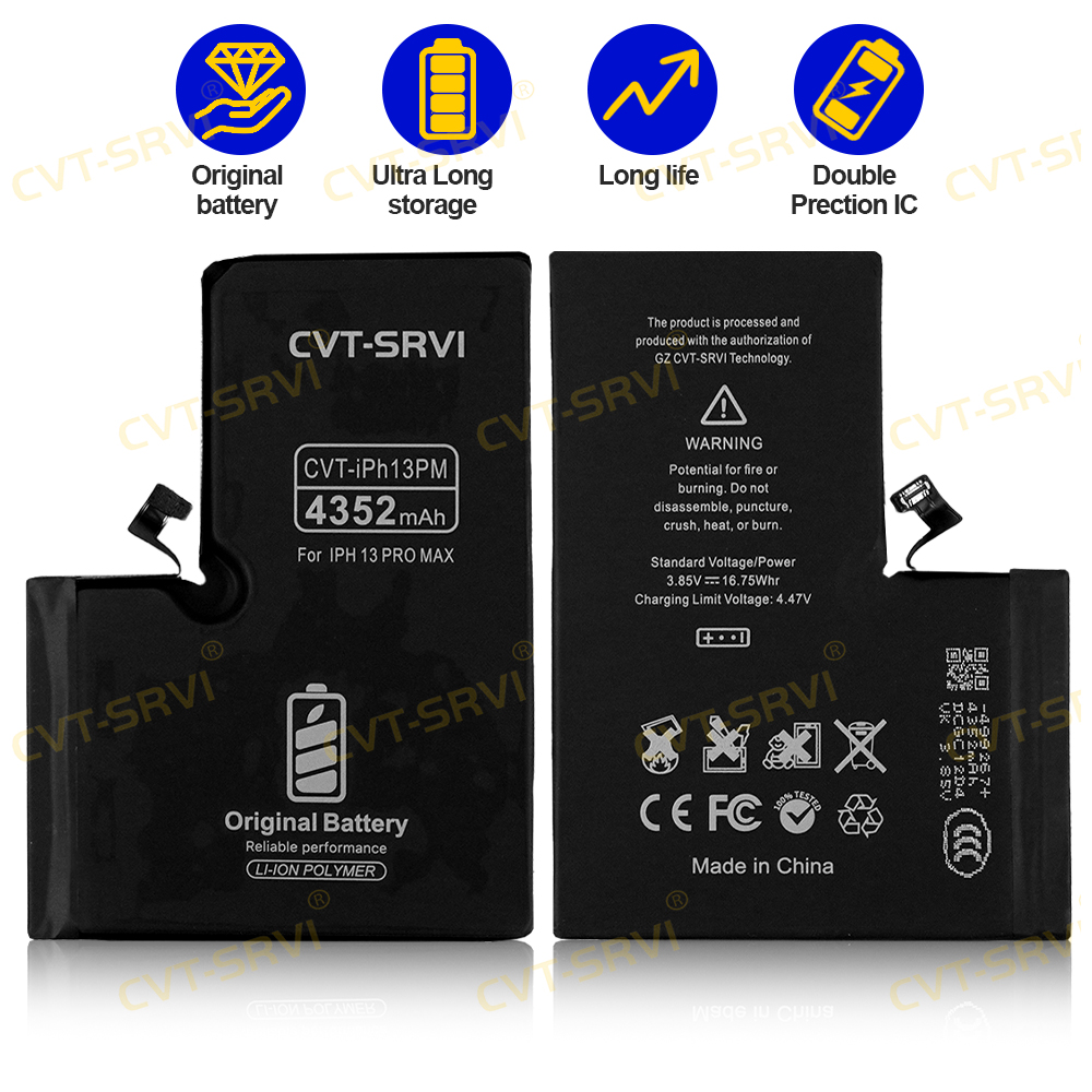 Factory OEM Mobile Cell Phone for IPhone Battery Batterie Replacement Repair Fixing Parts for IPhone 13 PRO MAX