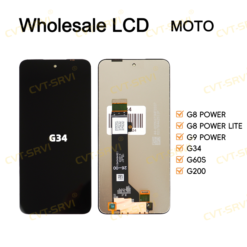 Wholesale OLED Incell Original OEM Replacements Mobile Phone LCD for Motorola G34