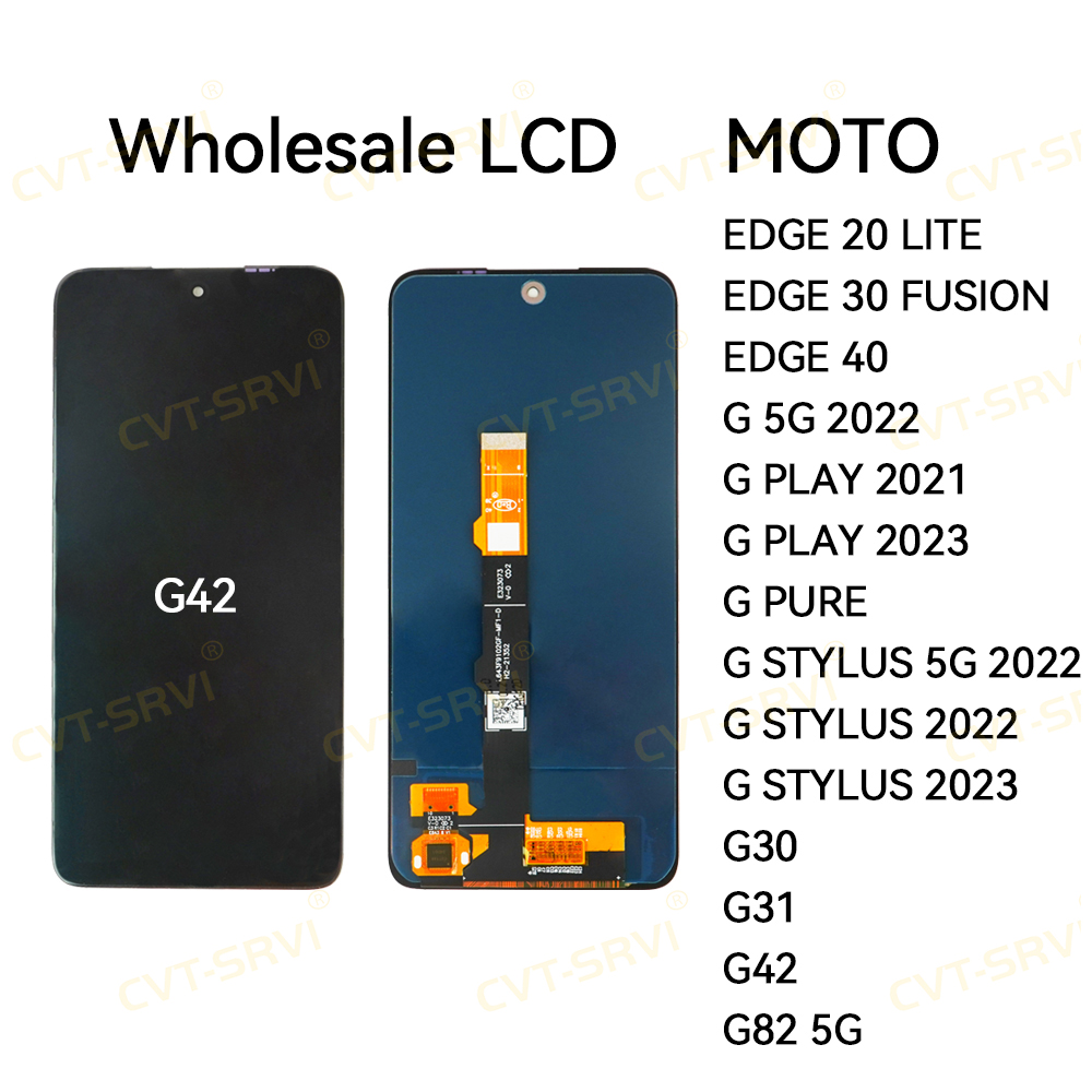 CVT Wholesale Touch Display Different Brand Mobile Phone LCD for Motorola G42