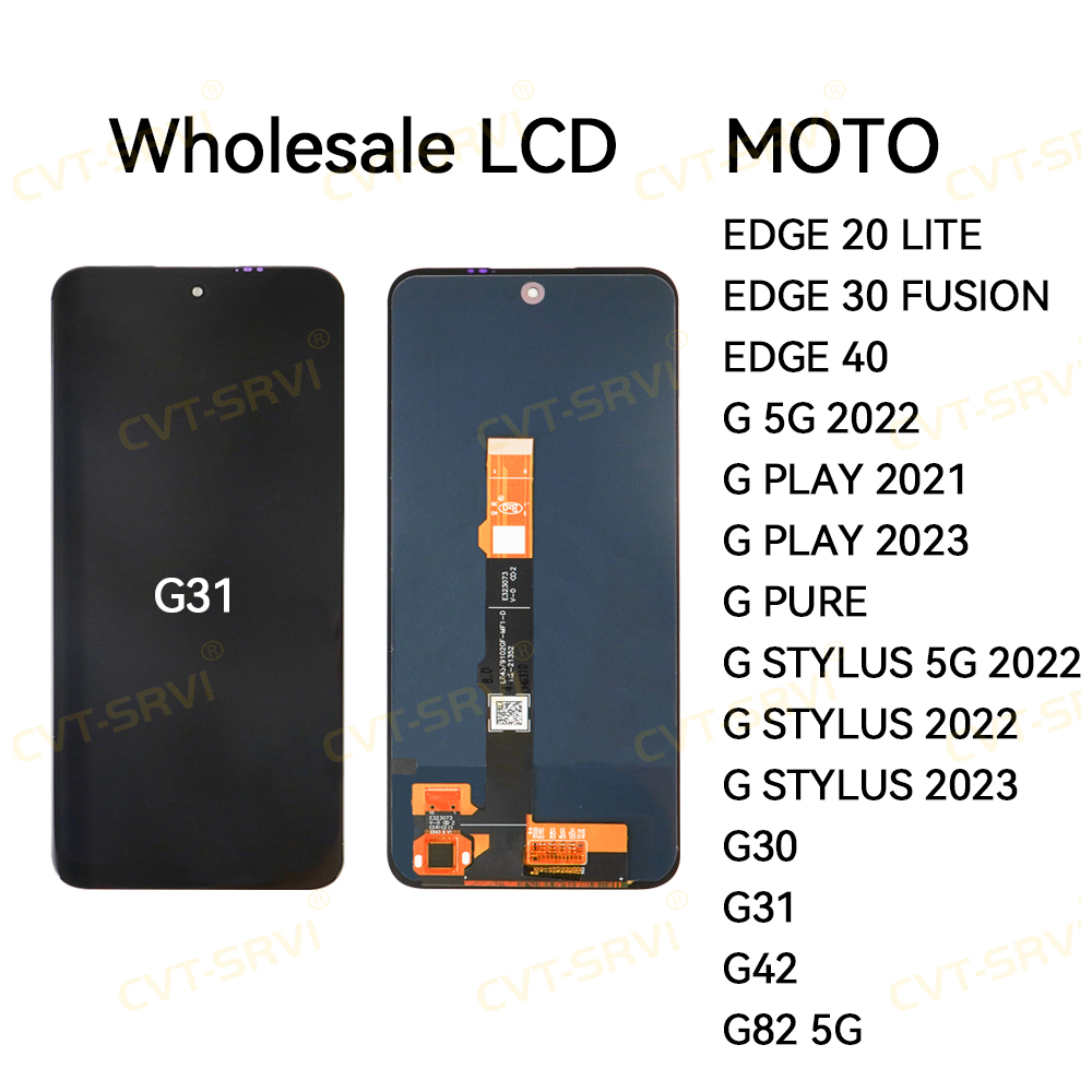 CVT/CVT-Srvi Customized High Quality Mobile Phone Display LCD for Motorola G31