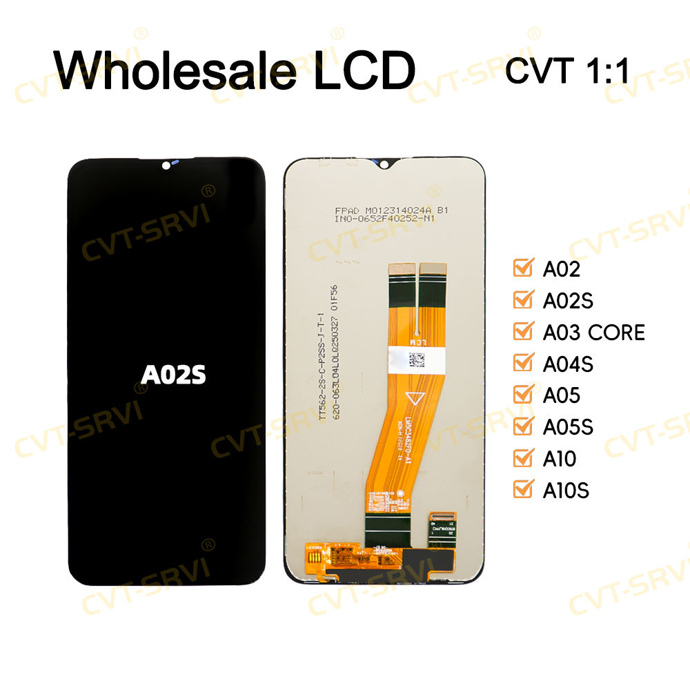 CVT-Srvi Pantallas High Quality Mobile Phone LCD Screen for Samsung A02s A13 A22 A125 A30 A50 A51 A52 A54 All Models