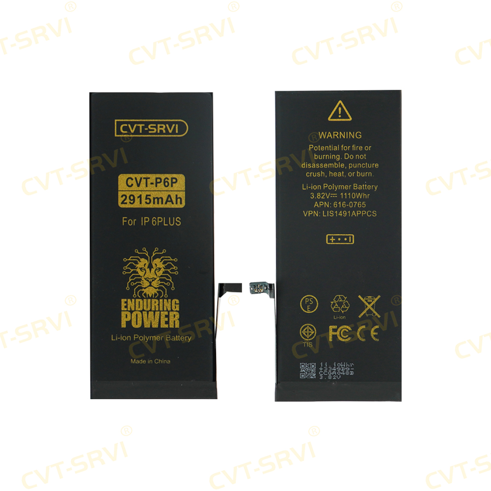 CVT-SRVI Wholesale Full Capacity AAA Brand New Replacement Lithium-Ion Battery for Iph 6 plus 7 7plus 8p 11 12 13 14 Mobile Phone Accessories