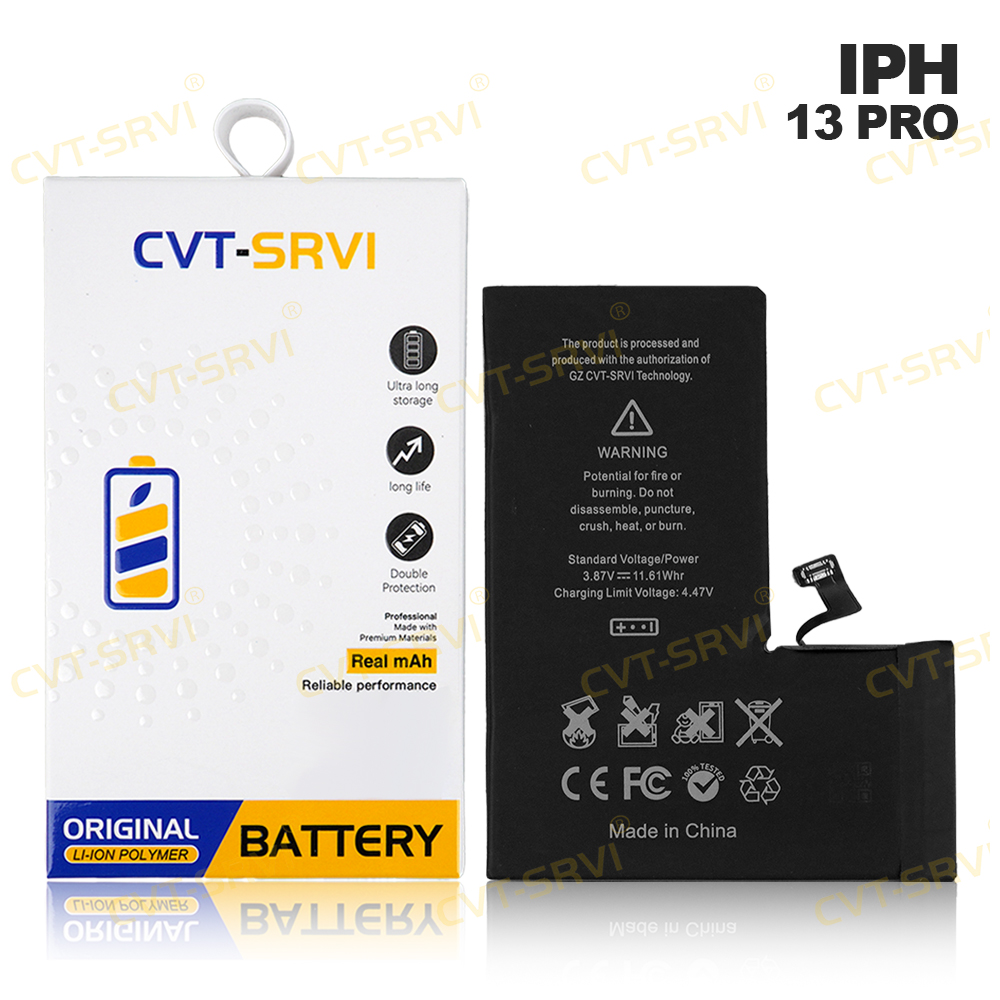 CVT Reliable High Quality Phone Battery with Self-Programming System Batería Del Celulares Good Quality Battery for IPhone 13 PRO