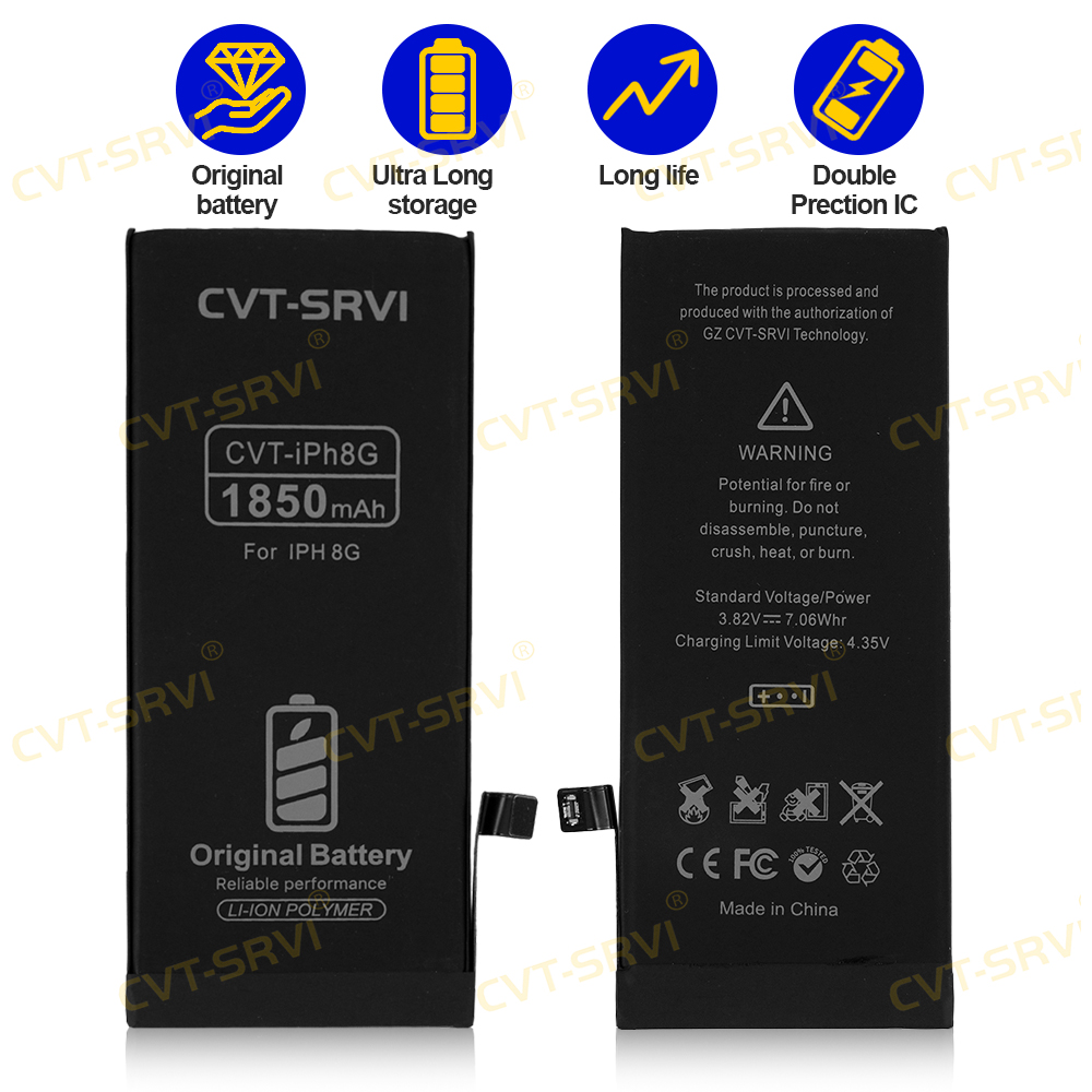CVT Wholesale Phone Battery High Qaulity Replacement Batteries For iphone 7/8G Bateria