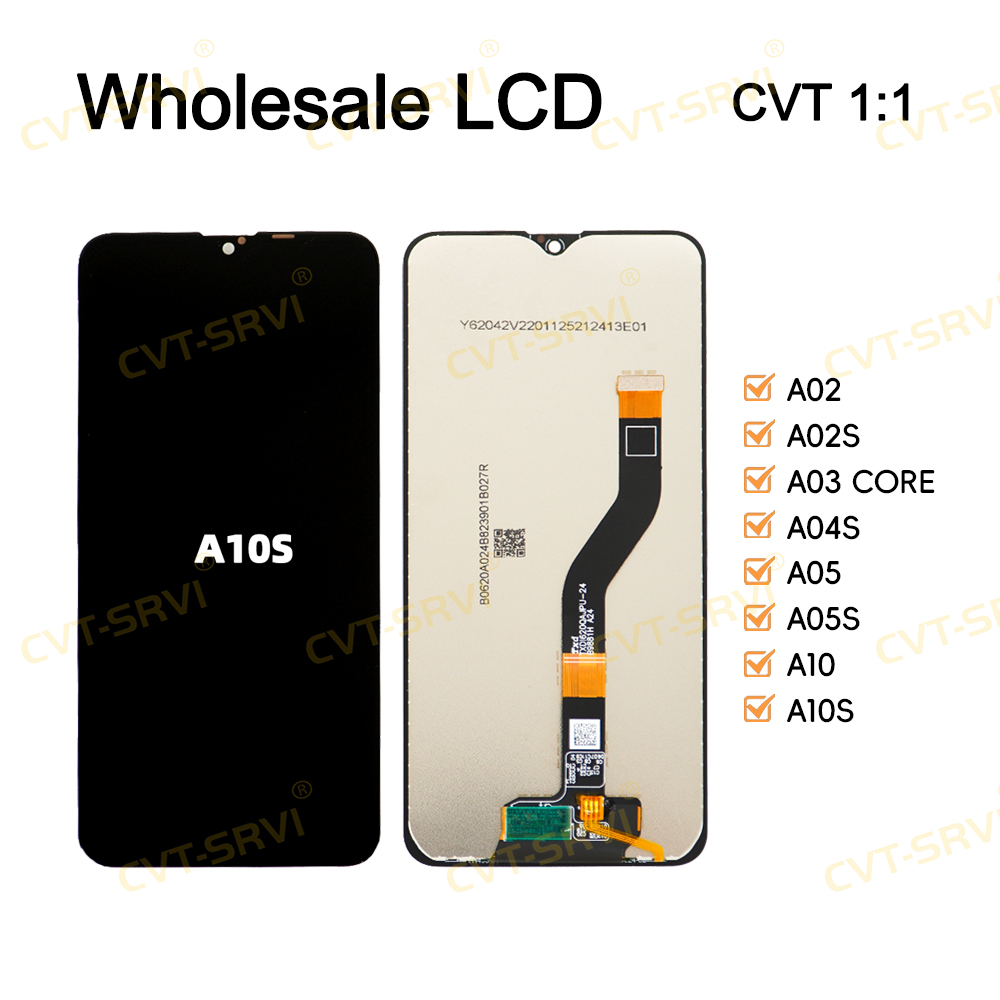 CVT-Srvi China Factory Mobile Phone Touch Screen LCD for A10s A05s A13 A22 A125 A30 A50 A51 A52 A54 Mobile Phone Accessories