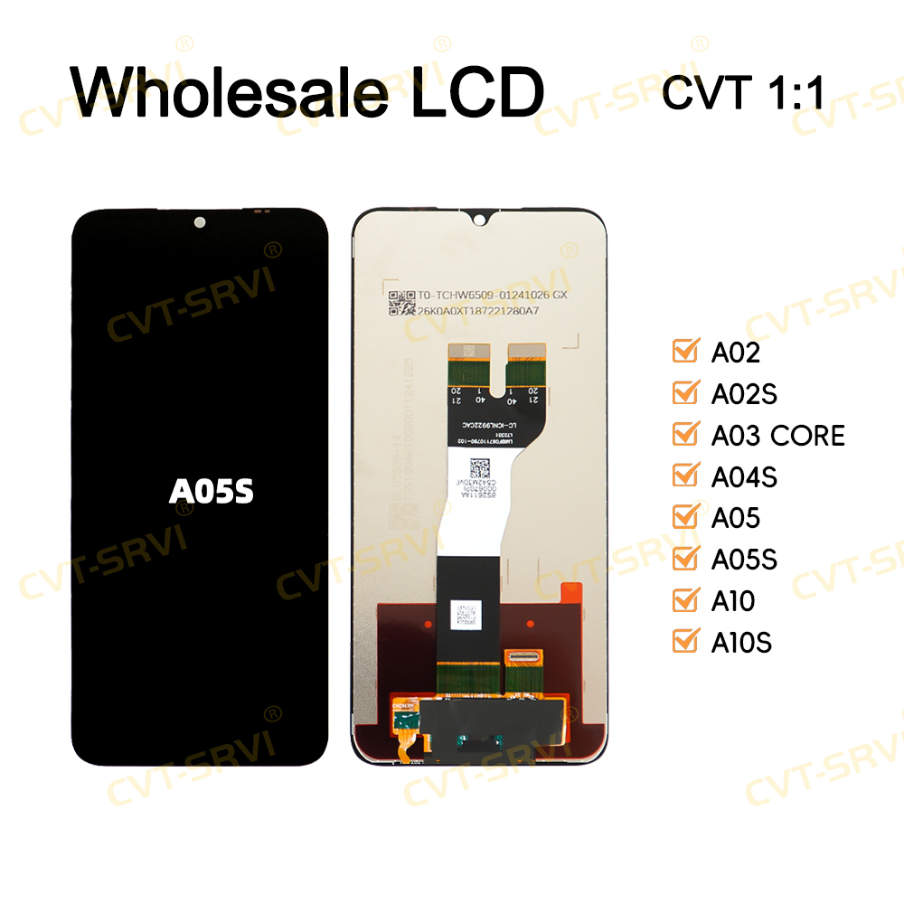 CVT-Srvi Pantallas Premium Quality Mobile Phone LCD Display for Samsung A05s A13 A22 A125 A30 A50 A51 A52 A54 LCD Modulo