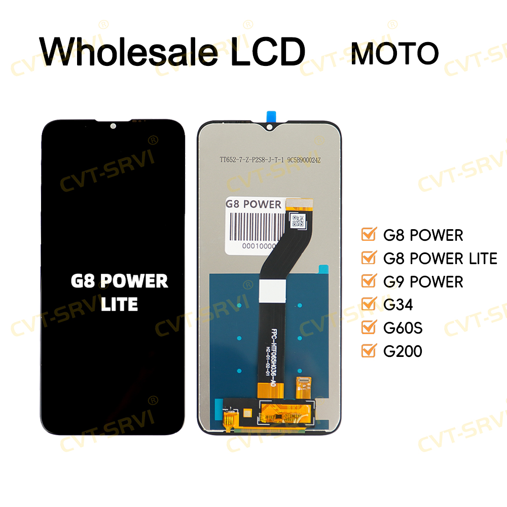 CVT-Srvi Good Lighting Mobile Phone LCD Screen Replacement for Motorola G8 POWER LITE