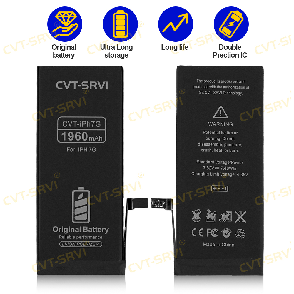 Original Capacity Phone Battery High Qaulity Replacement Batteries For iphone 7/7G Bateria