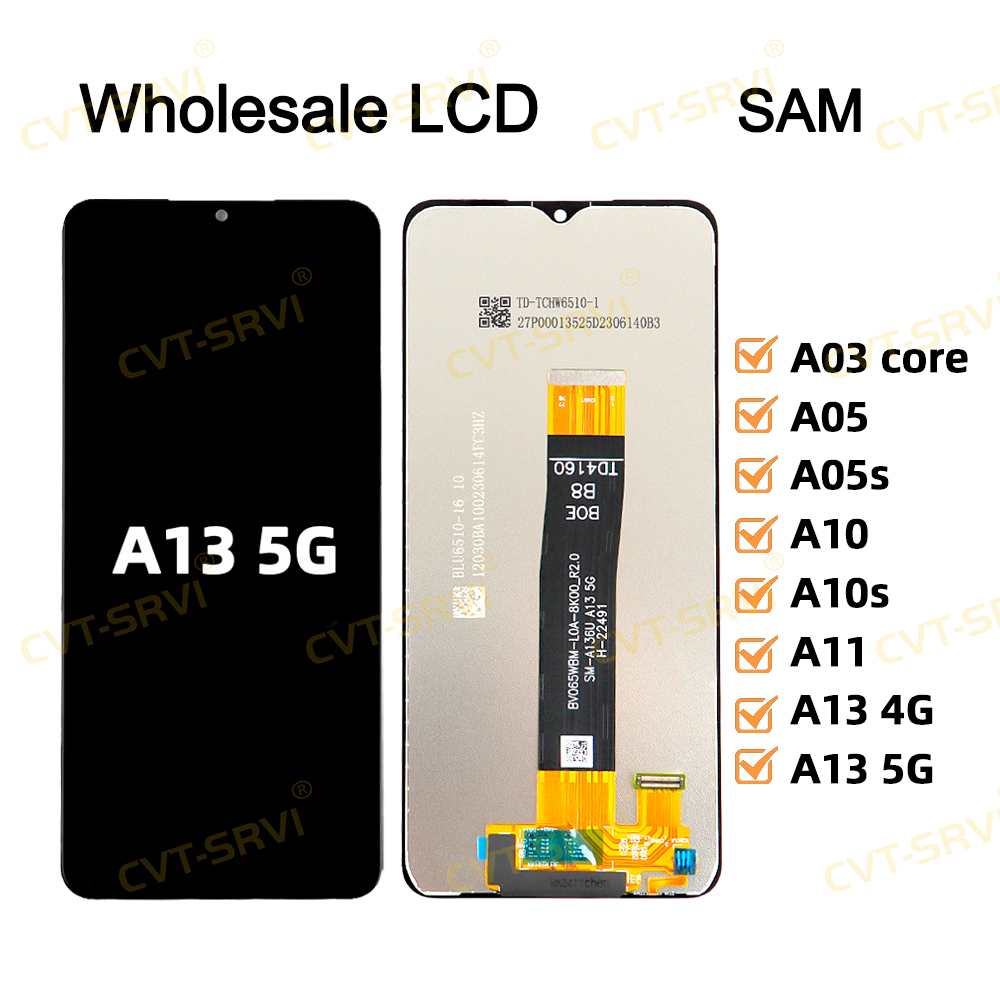 CVT Mobile Phone LCD Touch Screen for Samsung A13 5G Mobile Phone Accessories