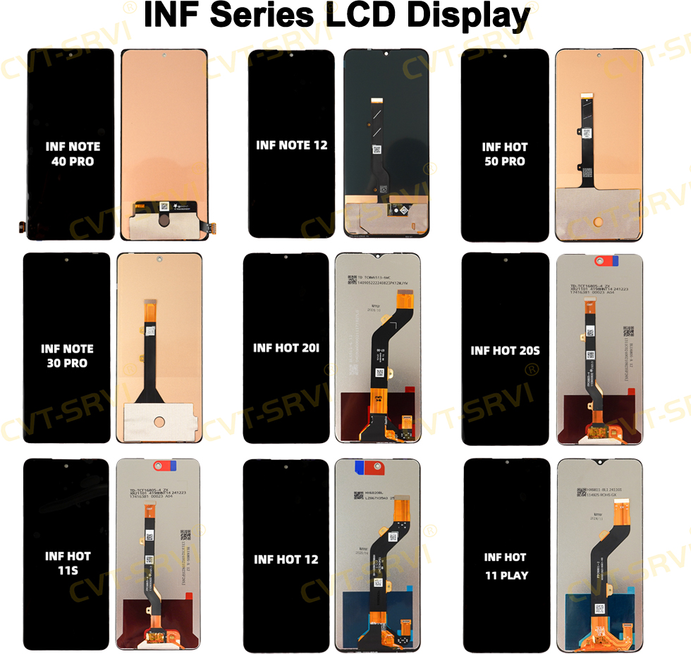 Actory Price CVT/CVT-Srvi Pantalla LCD Touch Screen Factory Wholesale Mobile Phone LCD Display for TEC HOT 30 PLAY Mobile Phone Accessories