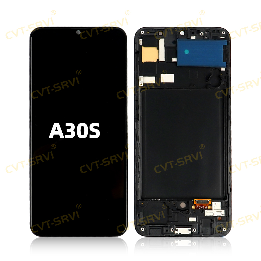 CVT-SRVI Pantallas De Celulares Touch Screen Mobile Phone LCD for Samsung A30S Mobile Phone Spare Parts
