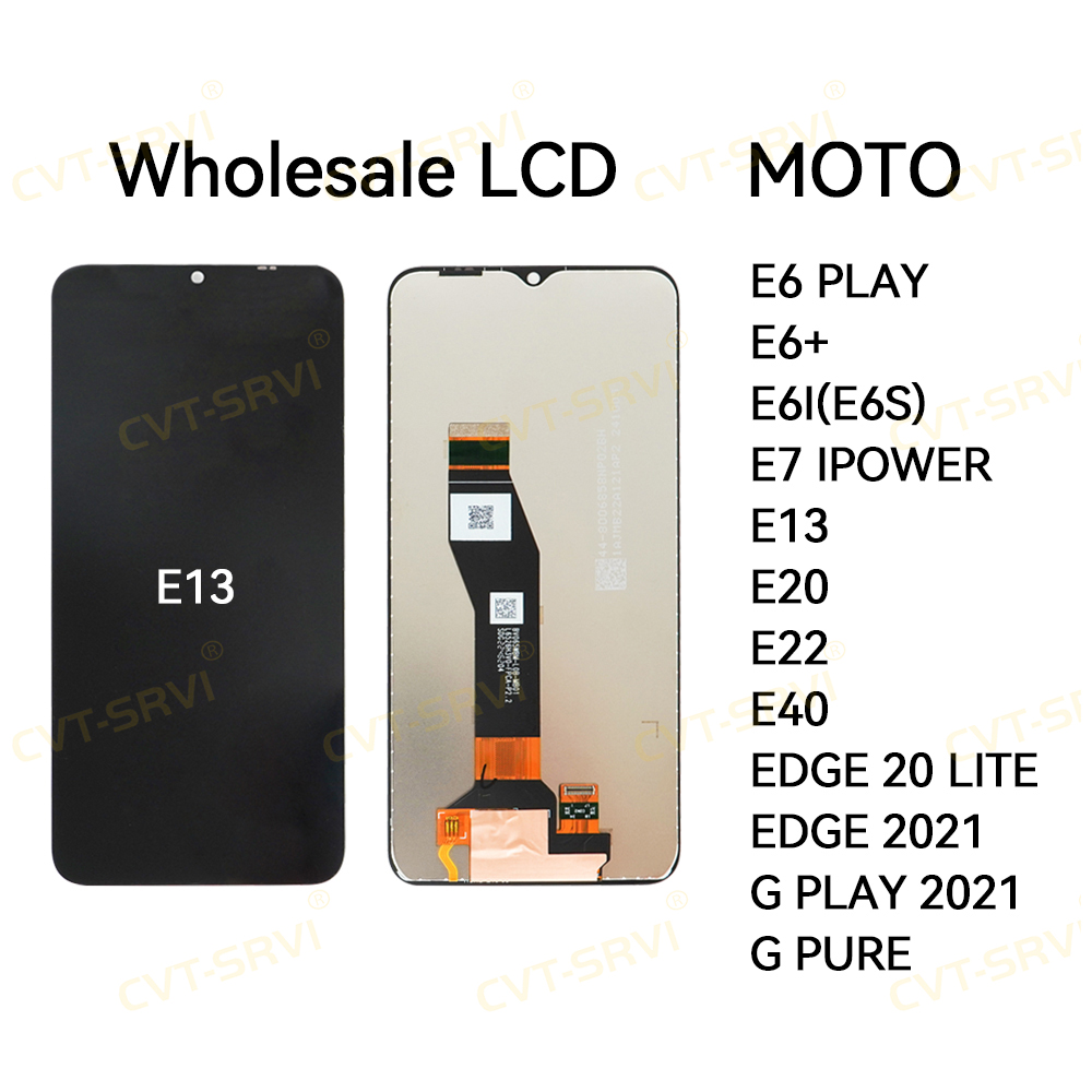 China Factory Wholesale Mobile Phone LCD Digitizer Accessories Parts for Motorola E13