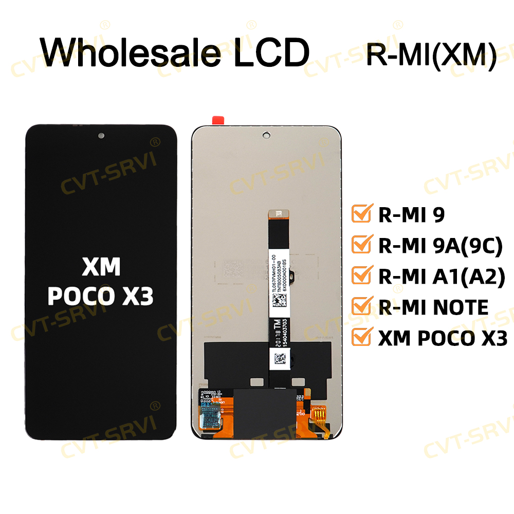 CVT-SRVI High Quality Factory Wholesale Price Mobile Phone Screen LCD Display for Xiaomi Poco x3