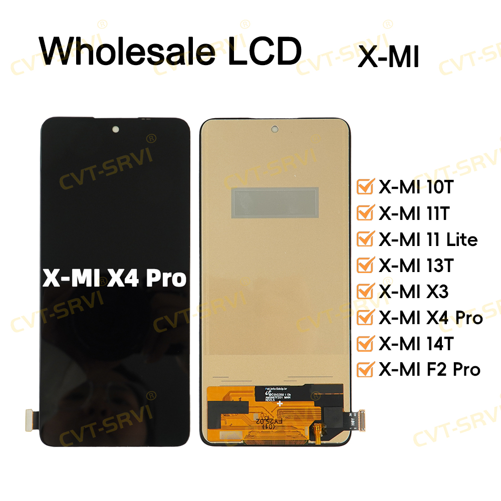 Replacement Original Pantalla OLED Cof Cog Gx Incell LCD Screen for Mobile Phone LCD X-MI X4 Pro