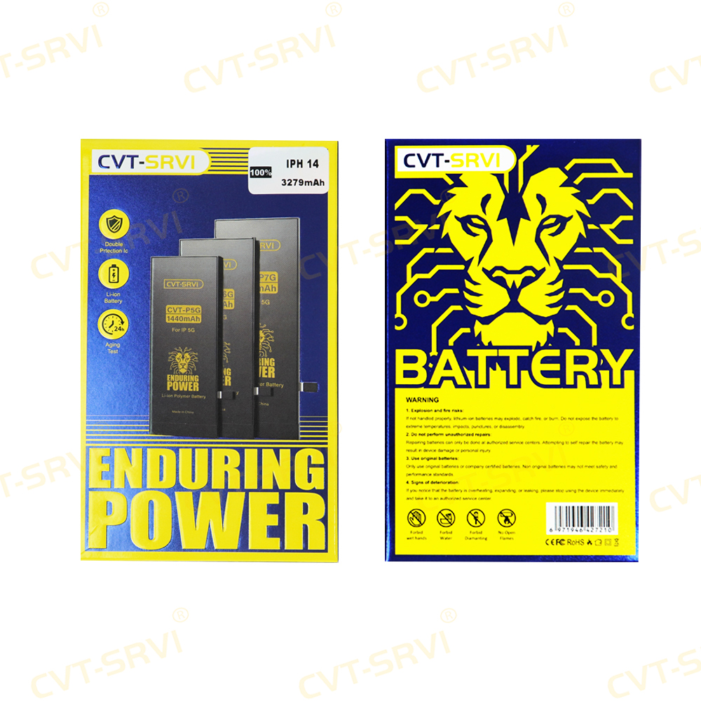 CVT New Original Quality Mobile Phone Battery Lithium Battery for IPhone 13 14 15 16 Mini Promax Plus Smart Phone Accessories Partes