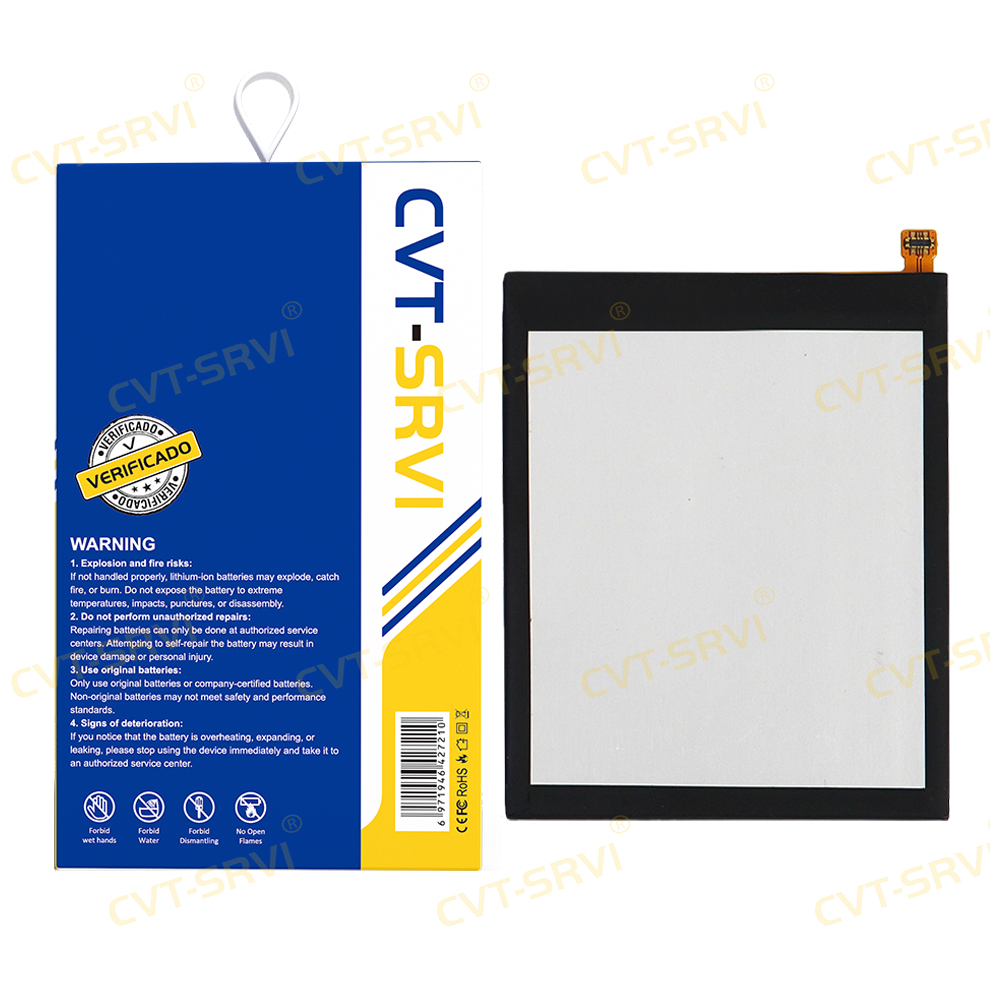 CVT-SRVI Moto E6S Battery / Batería para Moto E6S – New 0 Cycle High Capacity Replacement / Reemplazo de Batería Nueva y de Alta Capacidad