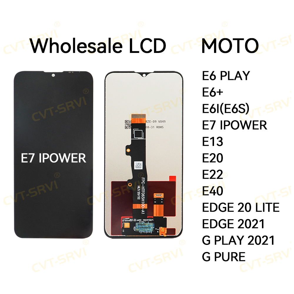 China Factory Price Mobile Phone Accessory Touch Screen Mobile Phone LCD for Motorola E7i POWER