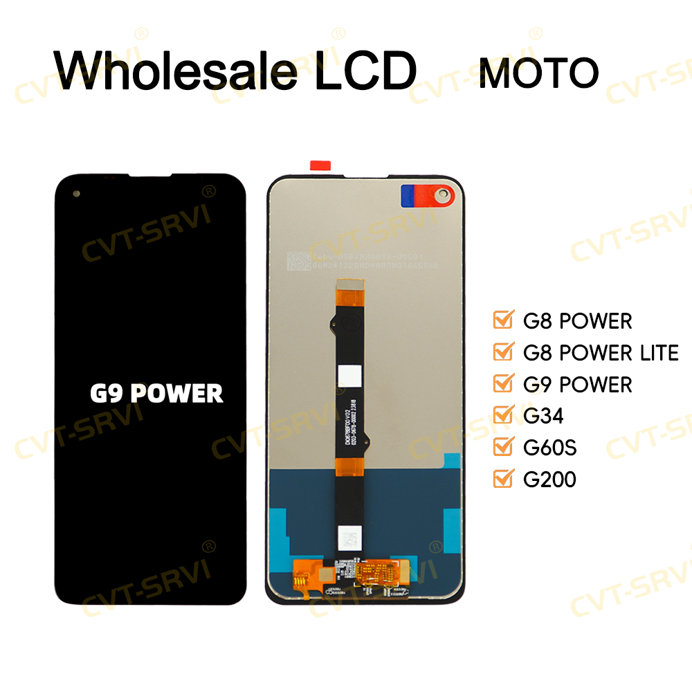 CVT Pantallas OLED Incell Assembly Replacement Phone Touch Screen LCD for Motorola G9 POWER