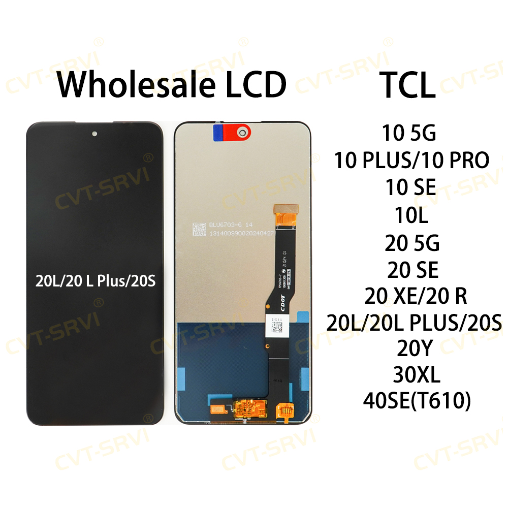CVT-Srvi Pantallas De Celulares Good Quality Mobile Phone LCD Screen for TCL20L 20L PLUS 20S Mobile Phone Accessories