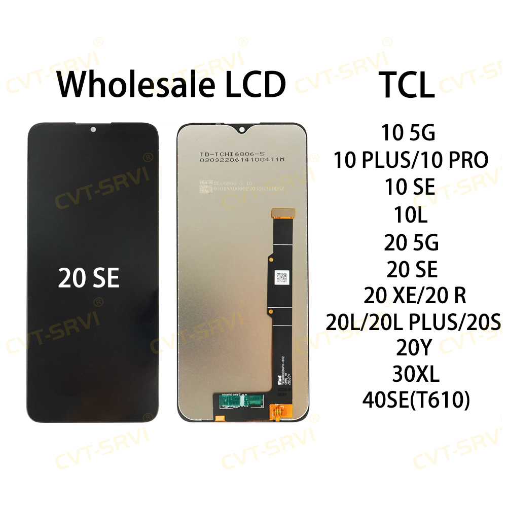 CVT-Srvi Modulo De Celulares Good Quality Mobile Phone LCD Display for TCL 20SE Mobile Phone Accessories