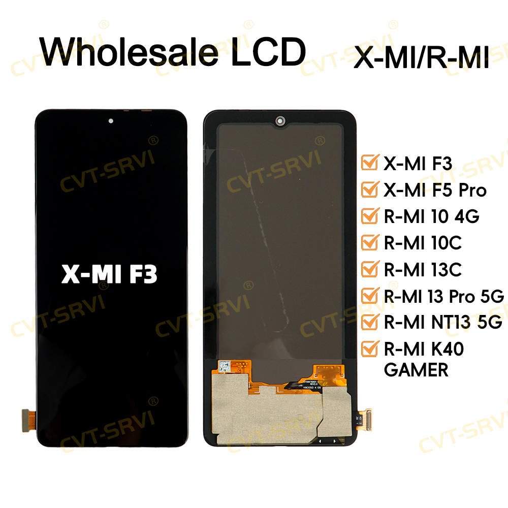 CVT-SRIV 100% Original China Factory Wholesale Mobile Phone Accessories Mobile LCD Display for X-MI F3