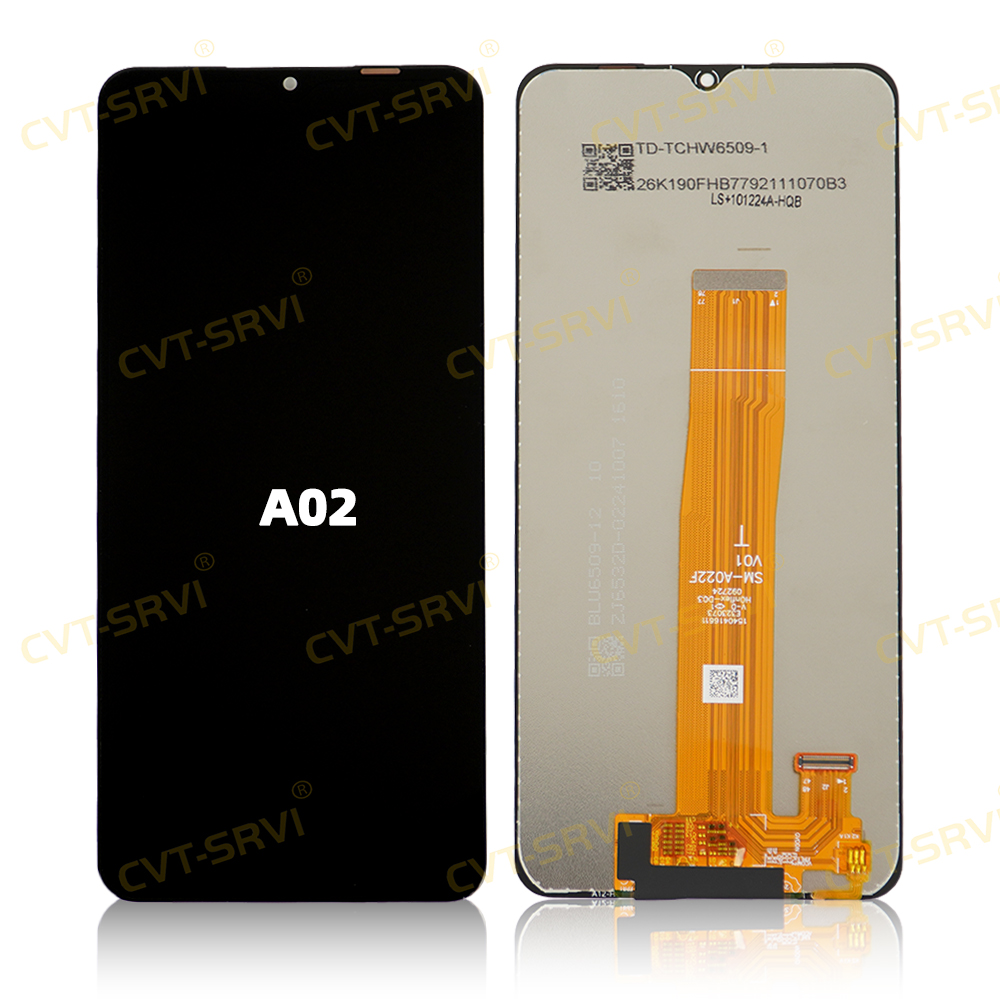 CVT-Srvi Pantallas High Quality Mobile Phone LCD Screen for Samsung A02 All Models