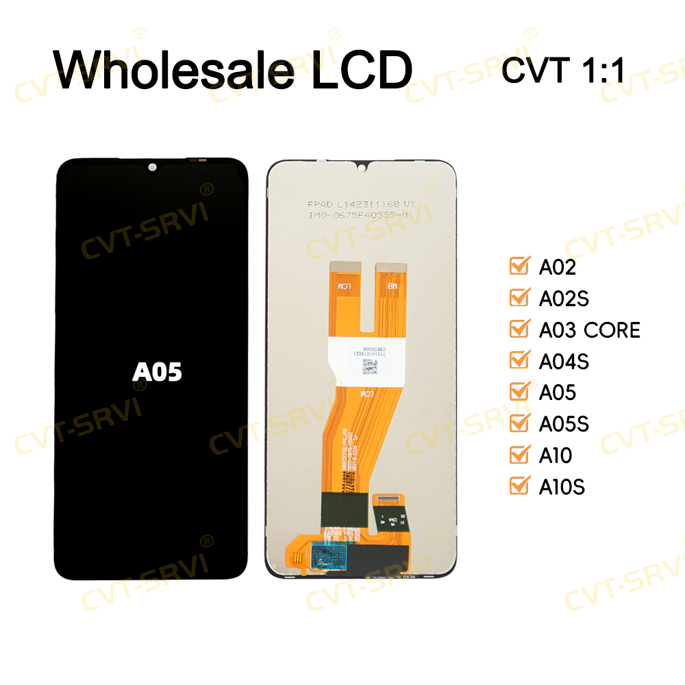 CVT-Srvi Pantallas Premium Quality Mobile Phone LCD Display for Samsung A05 A13 A22 A125 A30 A50 A51 A52 A54 LCD Modulo Mobile Phone Accessories