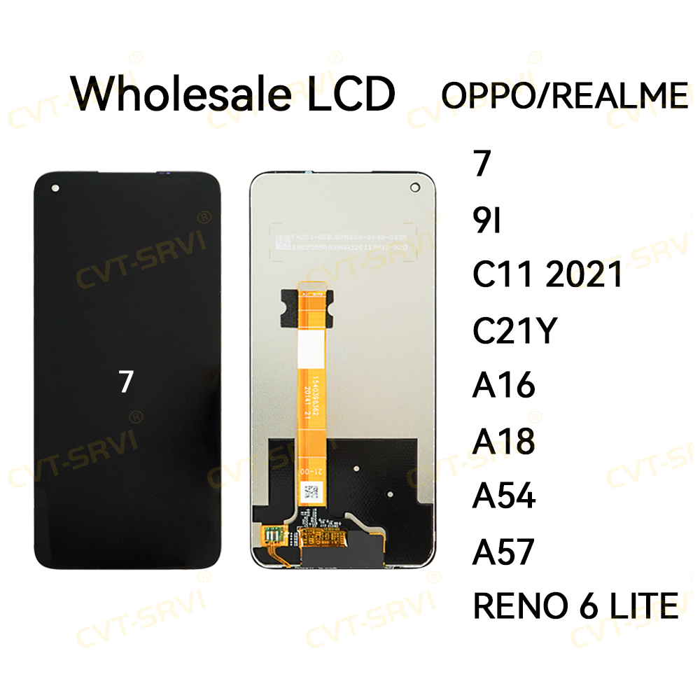 CVT-SRVI High Quality AAA 100% Original Mobile Phone Lcd Screen for Realme 7