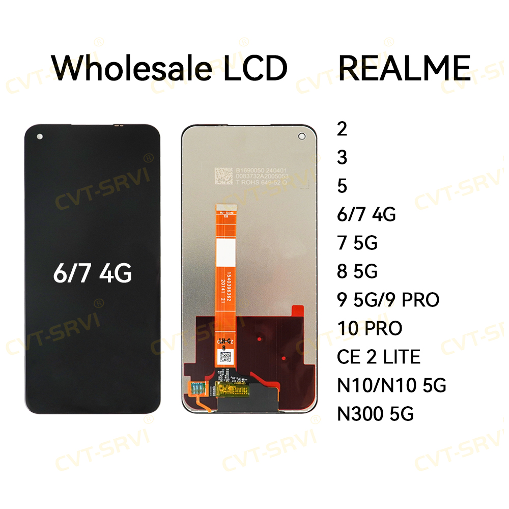Mobile Phone Pantalla LCD Factory Price Original LCD Display for Realme 6/74G