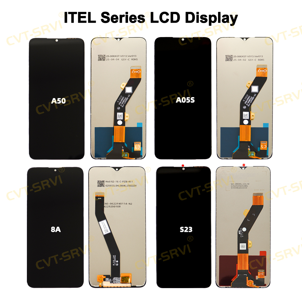 CVT China Factory Price Mobile Phone Accessory Pantallas Touch Screen Mobile Phone LCD for ITEL 8A