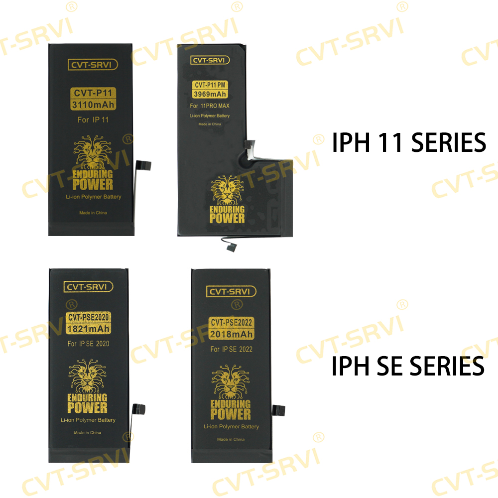 CVT-SRVI Wholesale Full Capacity AAA Brand New Replacement Lithium-Ion Battery for Iph 6g plus 7 7plus 8p 11 12 13 14 Mobile Phone Accessories
