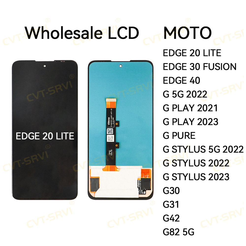 CVT OEM OLED Display Screen Pantallas Mobile Phone LCD for Motorola Edge 20 lite