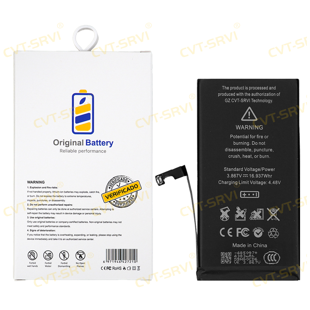 CVT-SRVI Hot Selling Original Quality Batteria PARA Telefonos Mobile Phone Replacement Parts for IPhone 15 PLUS