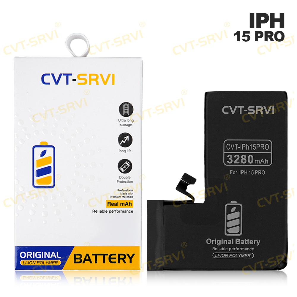 CVT-SRVI Factory Price Hot Selling Original Quality Batteria PARA Telefonos Mobile Phone Battery for IPhone 15 PRO