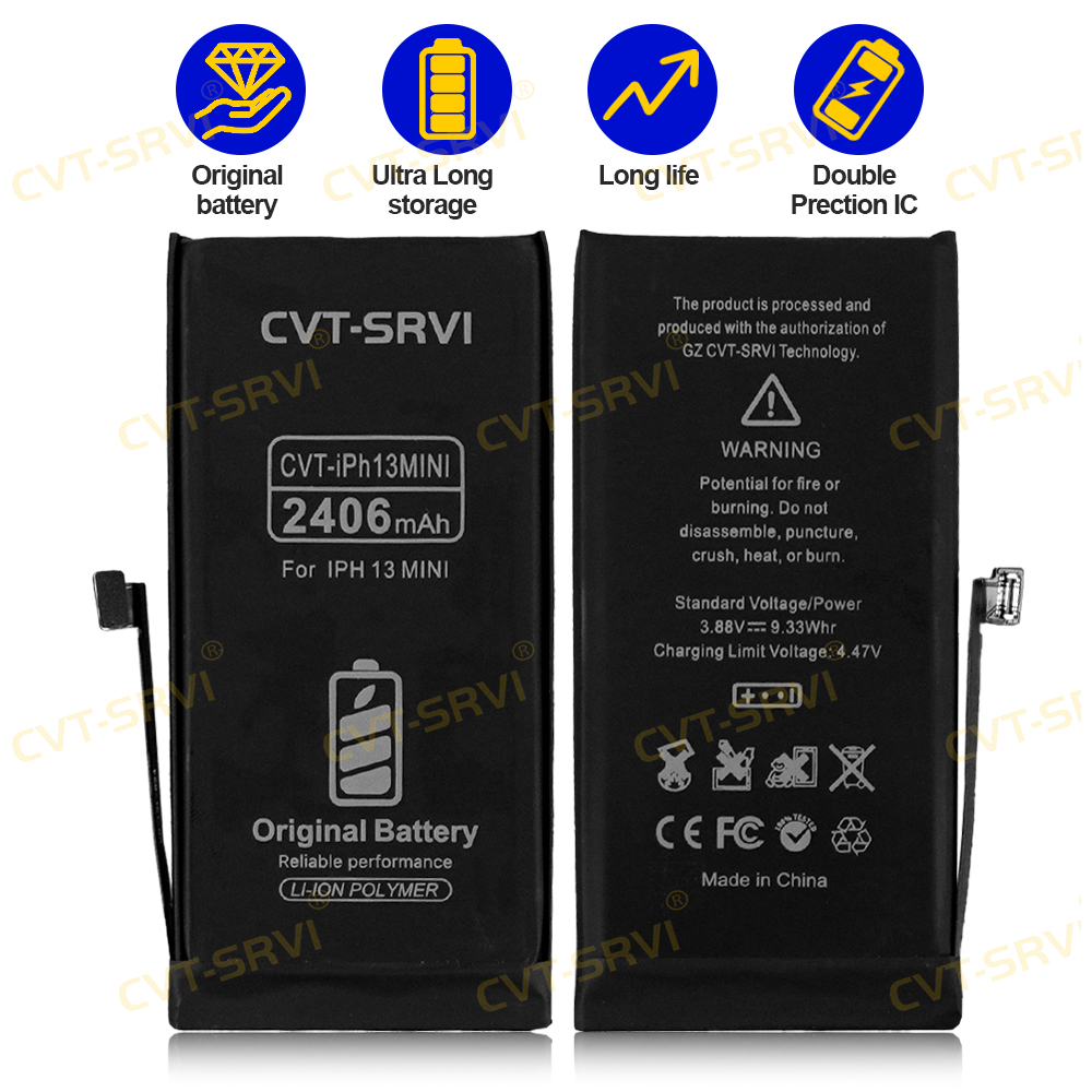 Factory Directly Wholesale Full Capacity Brand New Replacement Lithium-Ion Battery for IPhone 13 MINI