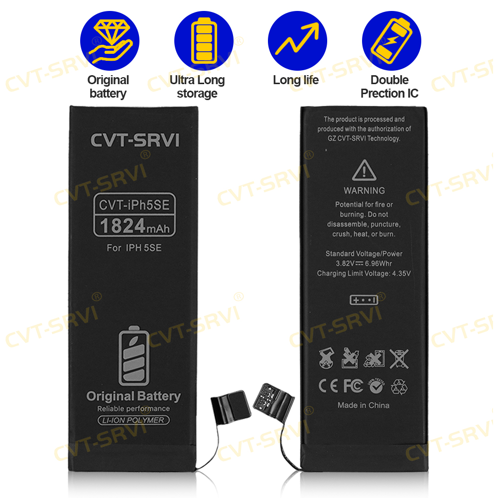 New Original Phone Battery High Qaulity Replacement Batteries For iphone 5 SE Bateria