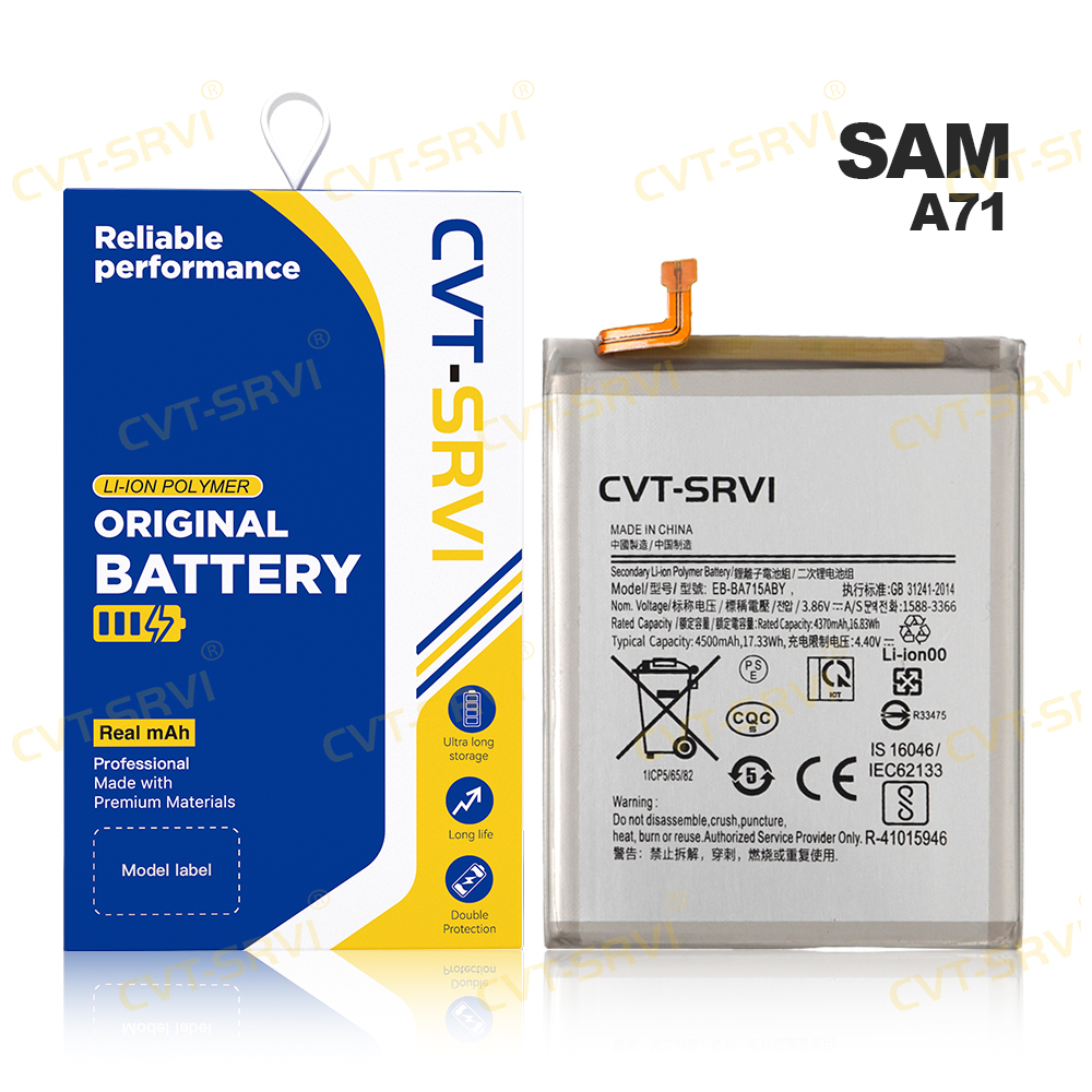 CVT-Svri Bateria para Celular Wholesale Price Mobile Phone Battery Li-ion Battery Mini Phone Battery for Samsung Series A71