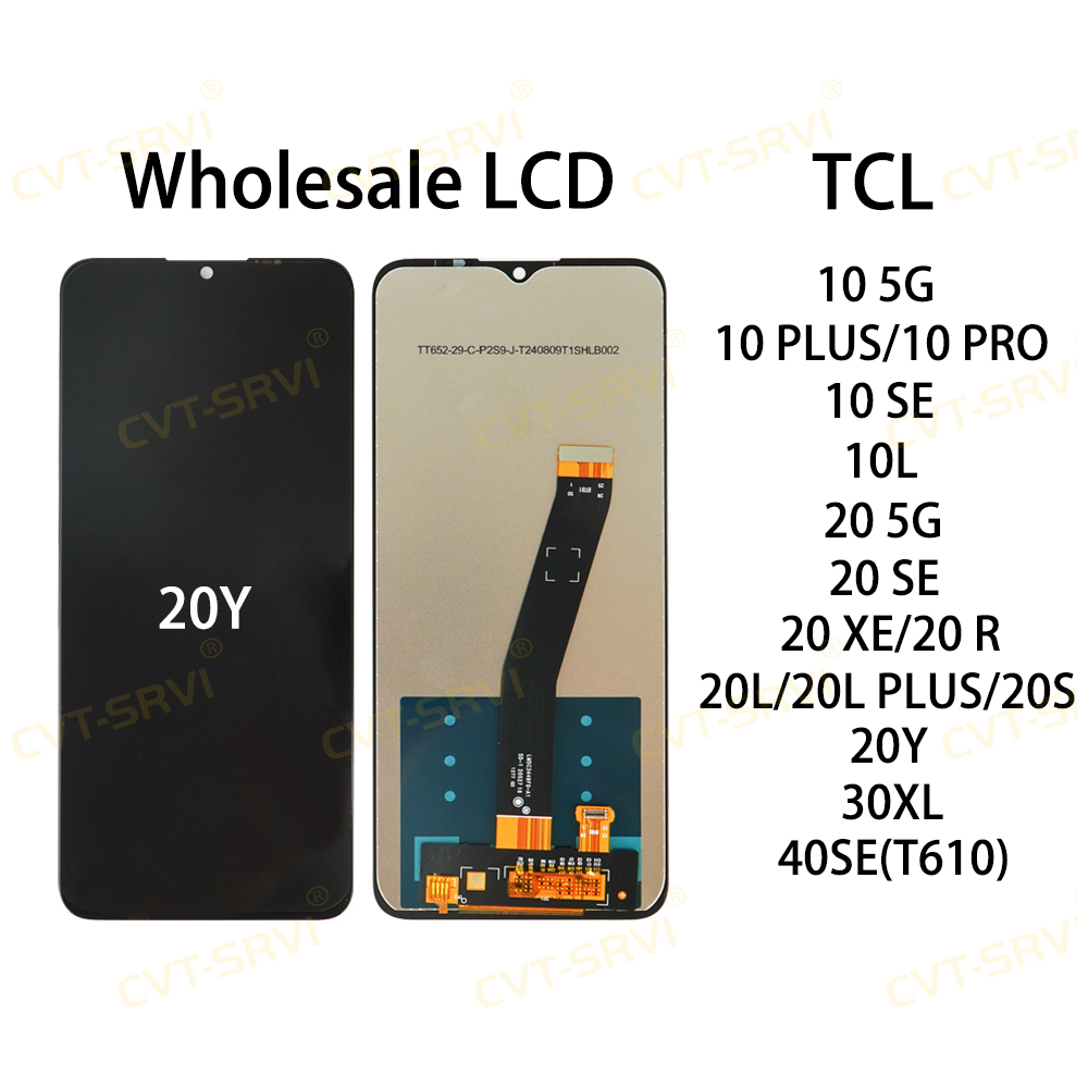 CVT-Srvi Pantallas De Celulares China Factory Direct Mobile Phone LCD Display for TCL 20Y Mobile Phone Accessories