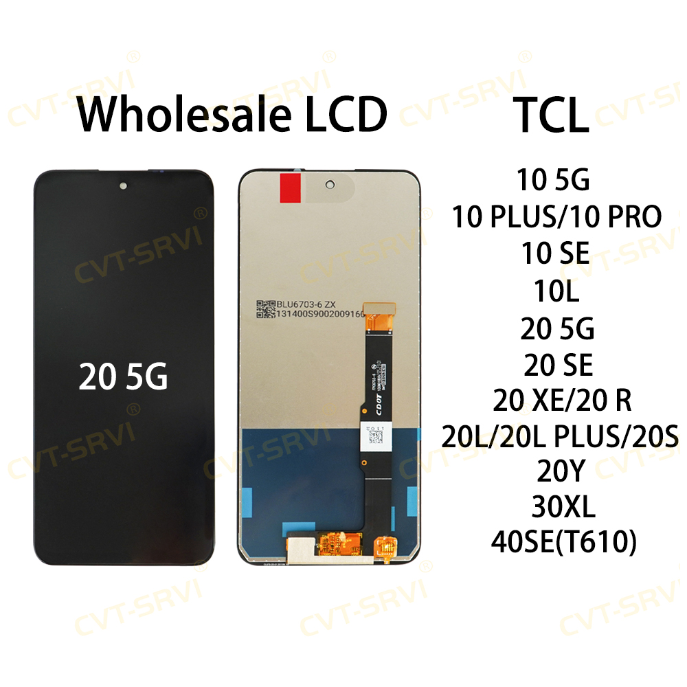 CVT-Srvi Modulo De Celulares Good Quality Mobile Phone LCD Display for TCL 20 5G Mobile Phone Accessories