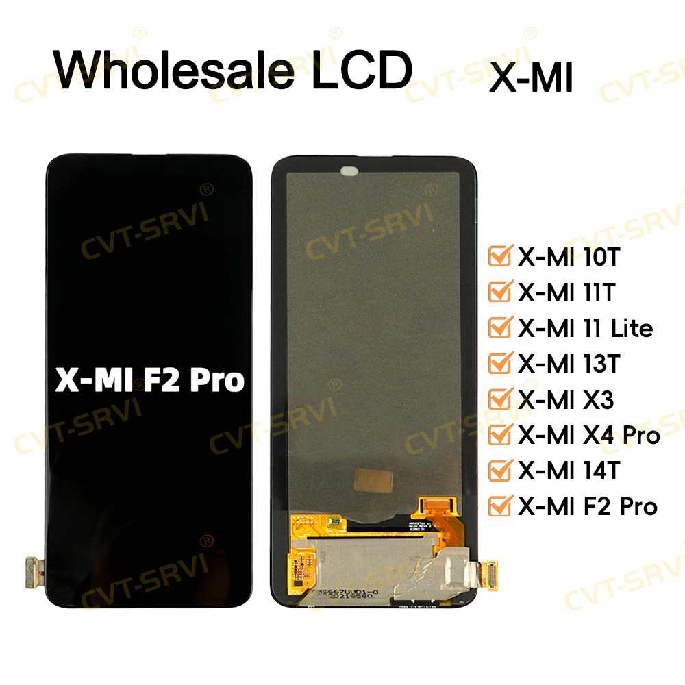CVT-Srvi Pantallas Para Celular Orignal Oled Incell Mobile Phone LCD Screen for X-MI F2 Pro