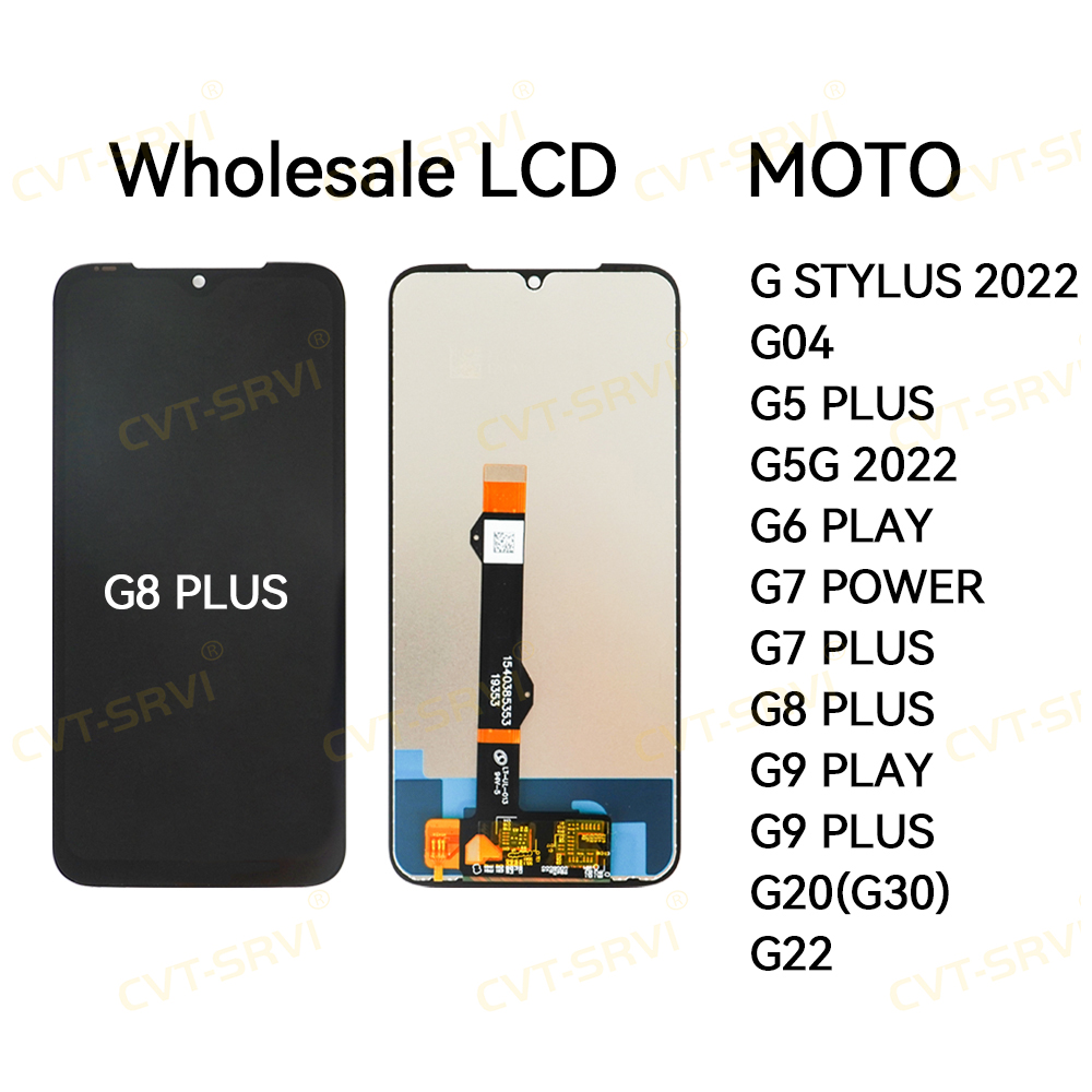 100% Tested Factory Price Original High Quality Good Lighting LCD Screen Replacement for Motorola G8 PLUS