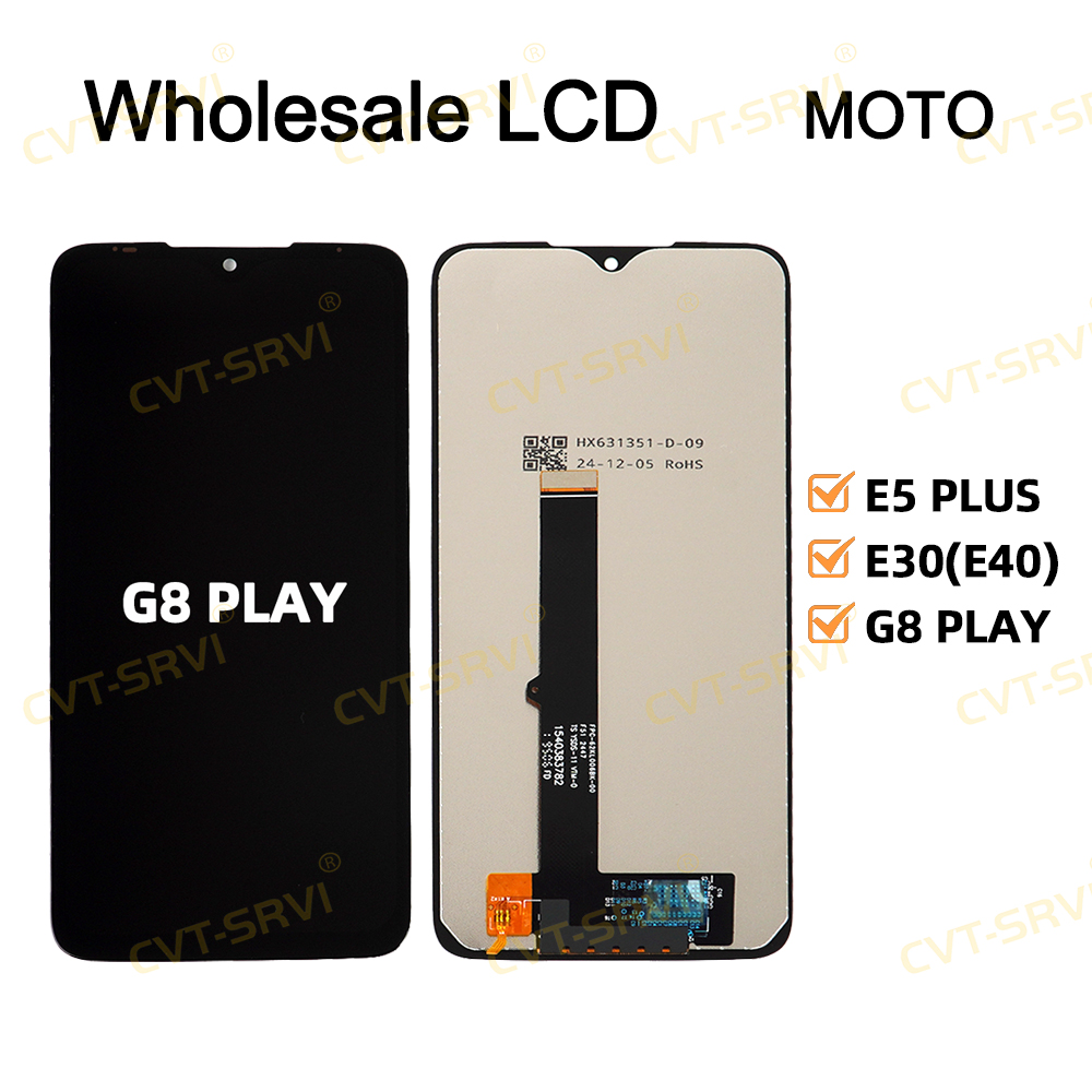 CVT-SRVI Wholesale Original Quality Cellphone Screen Replacement Mobile Phone LCD for Motorola G8 PLAY