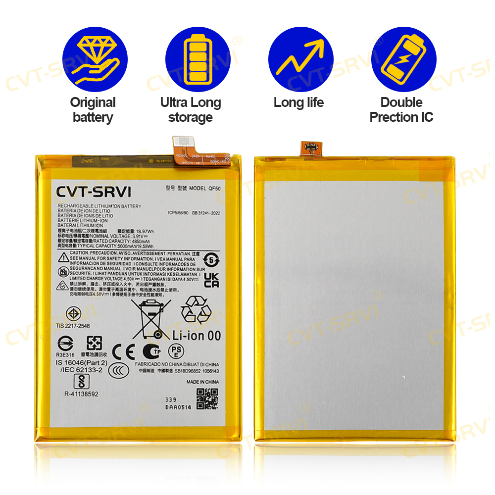 CVT-SRVI Battery Moto G04 – Batería Nueva 0 Ciclos, Alta Capacidad y Reemplazo Rápido