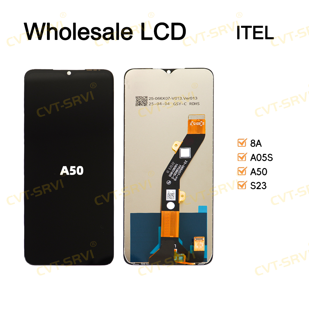 CVT-SRVI Wholesale CVT-Srvi/CVT Original Quality Cellphone Screen Replacement Mobile Phone LCD for ITEL A50