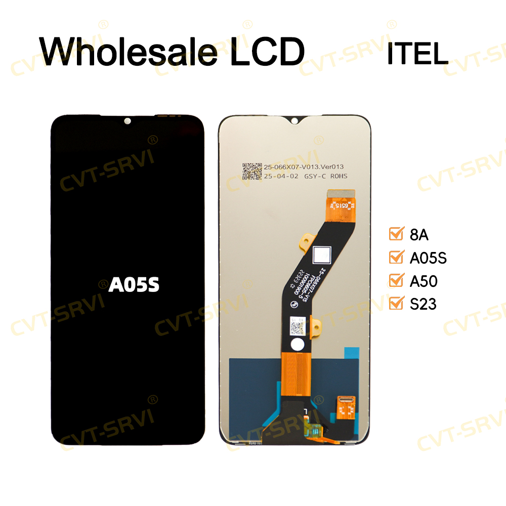 CVT Pantallas OLED Incell Touch Screen Screen Assembly Replacement LCD Display for ITEL A05S