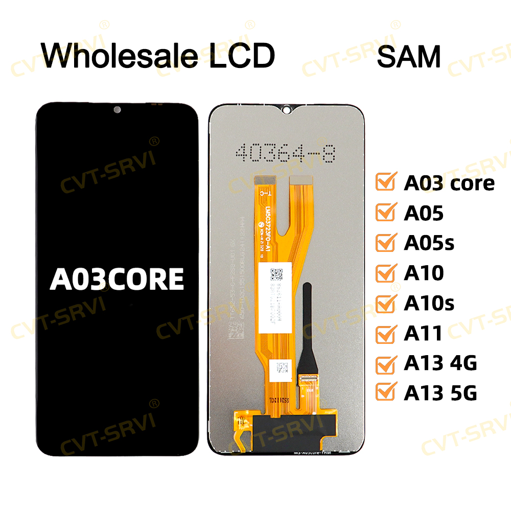 CVT Pantallas De Celulares Premiun Quality Mobile Phone LCD Touch Screen for Samsung A03 Core