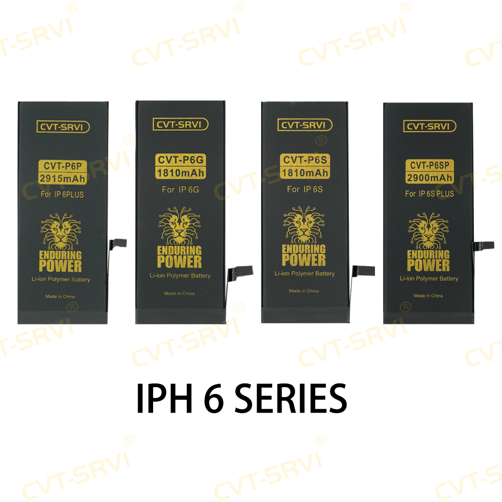 CVT-SRVI Wholesale Full Capacity AAA Brand New Replacement Lithium-Ion Battery for Iph 6g 6S PLUS 7 7plus 8p 11 12 13 14 Mobile Phone Accessories