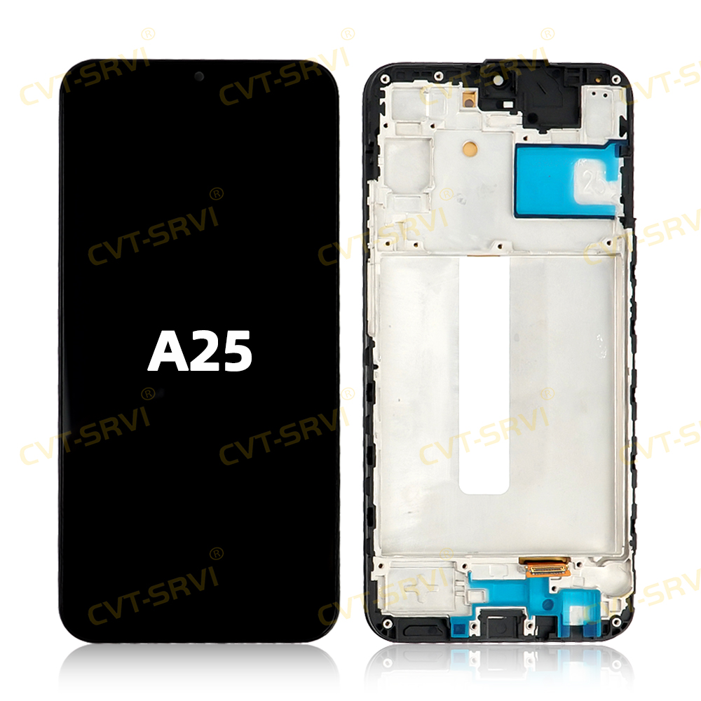 CVT-SRVI Pantallas De Celulares Mobile Phone Accessory Touch Screen Mobile Phone LCD for Samsung A25 5G