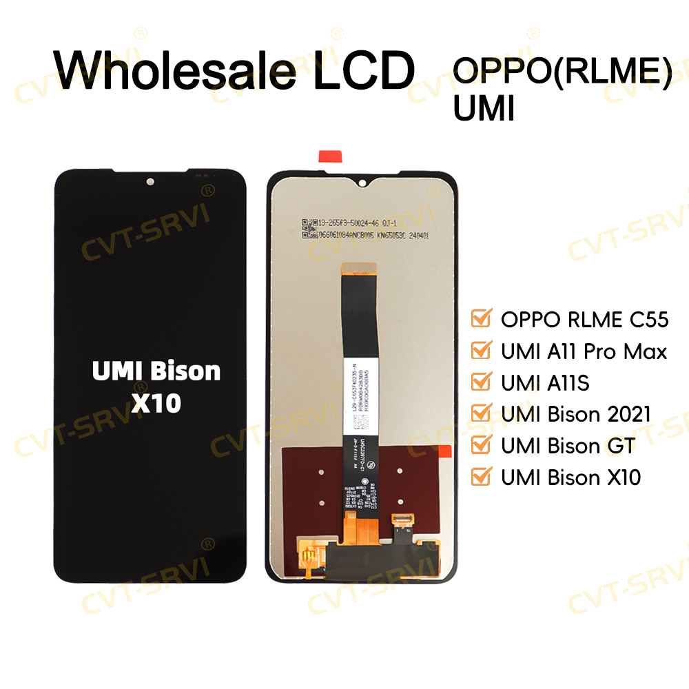 CVT-Srvi Pantallas De Celulares China Factory Price High Quality Mobile Phone LCD Display for UMI Bison X10